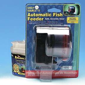 NEW DAILY DOUBLE 2 AUTOMATIC FISH FEEDER