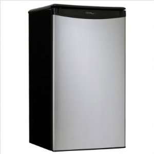  3.2 Cubic Ft. Counter High Refrigerator in Black with Stainless 