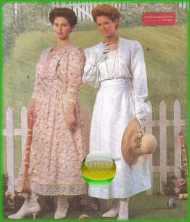 Ladies Victorian Spring Social Dress Patterns 10 14  
