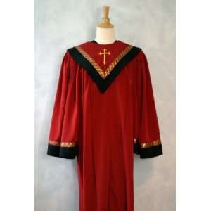   Black Accents   Red and Gold Leaf Trim   Matching Stole Everything
