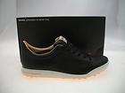 ECCO STREET GOLF SHOES Black Moonless Leather Suede US 