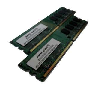  4GB Kit 2 X 2GB DDR2 Memory for Dell Studio Desktop, Dell 