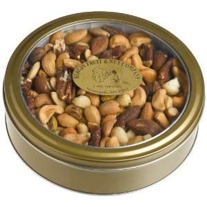   Jumbo Deluxe Mixed Nuts With Macadmias and Pistachios, 14 Ounce Tin