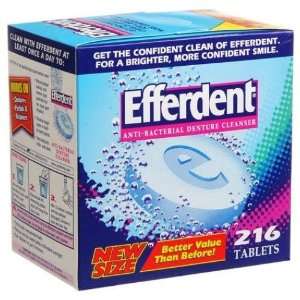  Efferdent Denture Cleanser   240 Tablets Health 