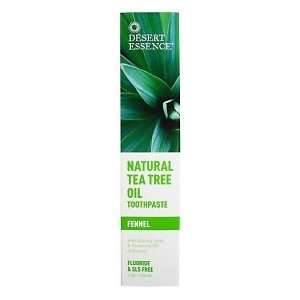  Desert Essence Natural Tea Tree Oil Toothpaste 7 oz 