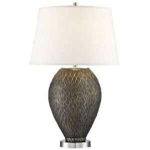  Possini Euro Design Squiggle Ceramic Table Lamp