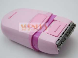 Womens Ladies Underarms Body Hair Electric Razor Shaver Pink  