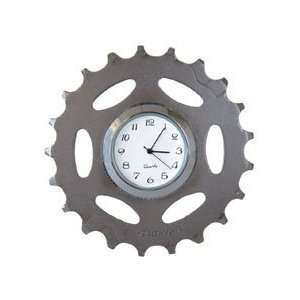    Resource Revival Recycled Cog Desk Clock Patio, Lawn & Garden