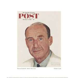    Norman Rockwell   Adlai E. Stevenson Giclee