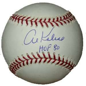 Al Kaline Autographed Ball   Official Major League HOF 80 