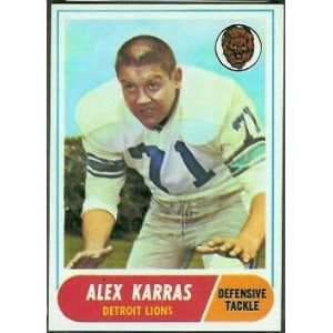 Alex Karras Topps 1968 Card #130