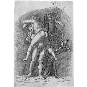  Andrea Mantegna   24 x 34 inches   Hercules and Ant
