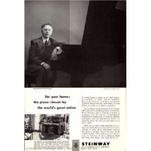  1951 Steinway (Artur Rubinstein) The piano chosen by the 