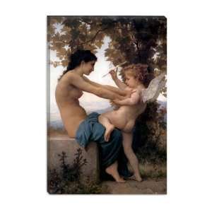  A Young Girl Defending Herself Against Eros by William 