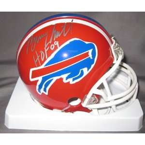 Bruce Smith Buffalo Bills NFL Hand Signed Mini Football Helmet with 
