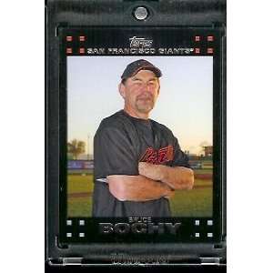  2007 Topps Red Back Bruce Bochy San Francisco Giants #605 