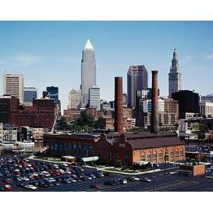  Cleveland, Ohio, Flats District Photograph   Beautiful 