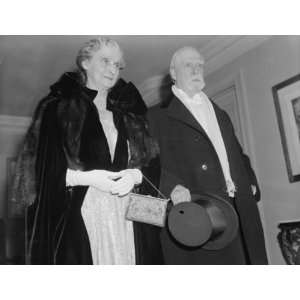  1940 photo Chief Justice and Mrs. Charles Evans Hughes 