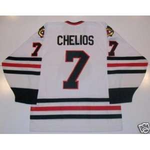 Chris Chelios Chicago Blackhawks Jersey Home White