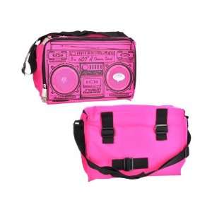 Hot Neon Pink Original Fydelity Universal Le Boom Box Coolio Cooler 