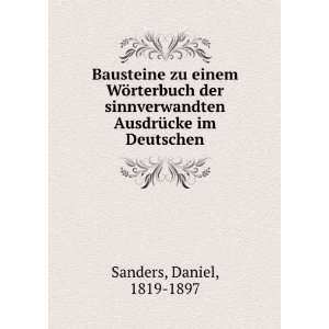   AusdrÃ¼cke im Deutschen Daniel, 1819 1897 Sanders Books