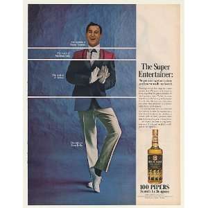  1966 Entertainer Danny Thomas Gene Kelly 100 Pipers Print 