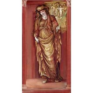 Sibylla Tiburtina by Sir Edward Burne Jones. Size 11.63 X 