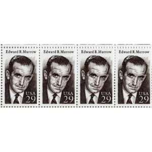  Edward R Murrow Journalist Full Set 4 x 29 cent US Postage 