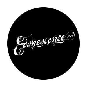  EVANESCENCE SCRIPT LOGO BUTTON