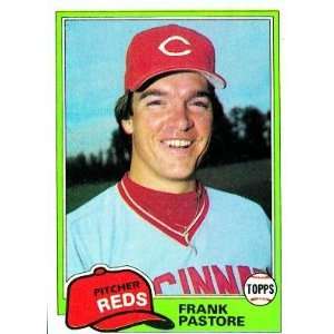  1981 Topps # 499 Frank Pastore Cincinnati Reds Baseball 