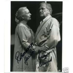 Rosemary Harris George Grizzard Edward Albee Signed Pho   Sports 