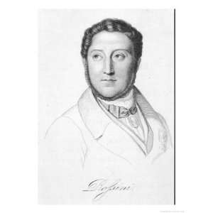 Gioacchino Rossini Italian Composer Giclee Poster Print by H. Bruyeres 