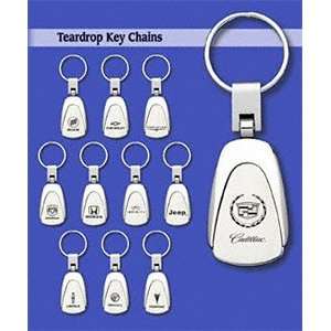  Auto Gold KC3ACC Stainless Steel Key Chains, Teardrop 