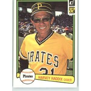  1982 Donruss #651 Harvey Haddix CO   Pittsburgh Pirates 