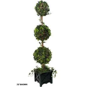  Ivy Multi Ball Topiary   55h triple, Black