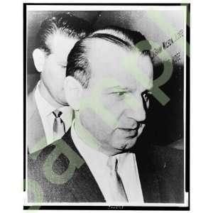  Jack Ruby portrait facing right, arriving in court 1965 