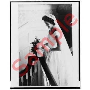  Jacqueline Lee Bouvier Kennedy Onassis JFK Wedding 1953 