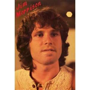 Jim Morrison The Doors Close Up Original 1986 24x35 Poster