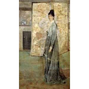  The Chinese Screen by James McNeill Whistler. Size 5.75 X 