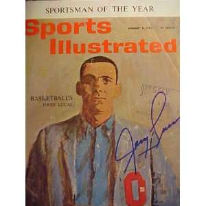 Jerry Lucas Ohio State Autographed January 8, 1962 Sports Illustrated 