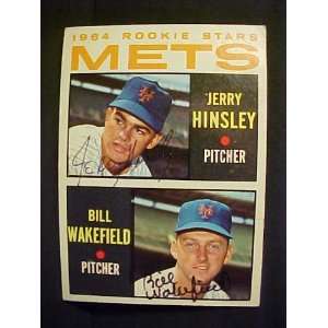  Jerry Hinsley & Bill Wakefield New York Mets #576 1964 