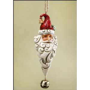 Jim Shore, Santa with Dangle Bell Ornament