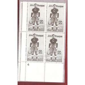  Stamps US Jim Thorpe Scott 2089 MNH Block of 4 Everything 