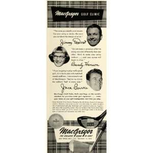   Club Hanson Burke Jimmy Demaret   Original Print Ad