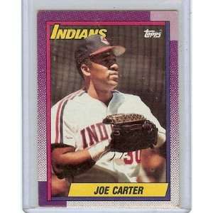  1990 TOPPS JOE CARTER #580, CLEVELAND INDIANS Everything 