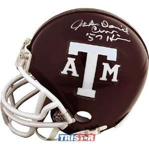  John David Crow Autographed Texas A&M Aggies Mini Helmet 