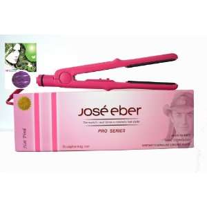 Jose Eber Korean Tourmaline Hair Iron Hot Pink + Piz zaz Hair Glimmer 