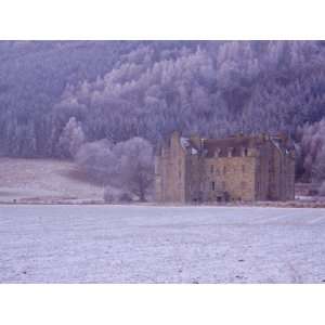  Castle Menzies in Winter, Weem, Perthshire, Scotland, UK 