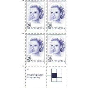 GRACE KELLY ~ PRINCESS CONSORT OF MONACO ~ ACTRESS #2749 Plate Block 