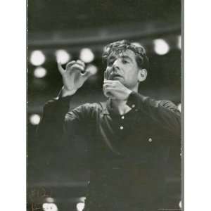 Leonard Bernstein Conducting Rehearsal of NY Philharmonic in Hindemith 